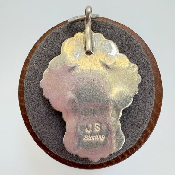 VTG James Shay Navajo Turquoise Coral Concho Design Cross Sterling Silver 925 2" - Picture 10 of 11